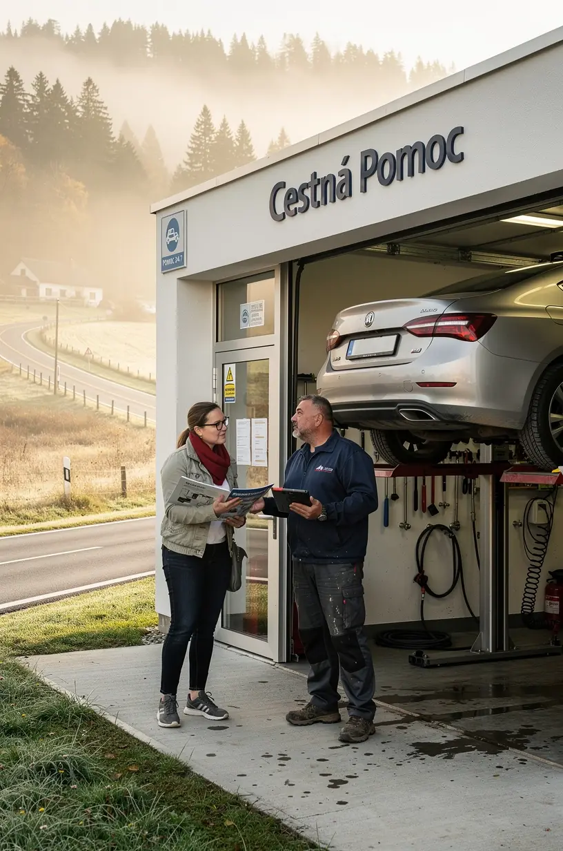 Nástroje a vybavenie používané v garáži na efektívne riešenie porúch vozidiel.